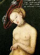 woman with a hat CRANACH, Lucas the Younger